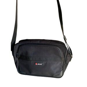 Airway Travel Shoulder Bag With Adjustable Strap & Front Zipper Pocket
